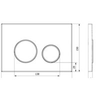 Панель смыва Lavinia Boho Relfix 3805002C (хром) - Превью изображения №2 — Интернет-магазин Time-Shop
