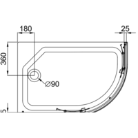 Душевой уголок Triton Коралл А1 120x80 L (мозаика) - Превью изображения №6 — Интернет-магазин Time-Shop