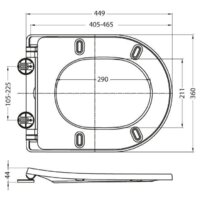 Унитаз приставной BelBagno Sfera-R BB2141CBR (без сиденья) - Превью изображения №2 — Интернет-магазин Time-Shop
