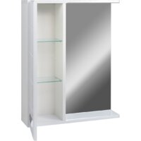  Doratiz Шкаф с зеркалом Вега 60 (правый, белый) - Превью изображения №5 — Интернет-магазин Time-Shop