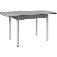 Кухонный стол ВВР ЛДСП Раздвижной (камень светлый/прямое белый) - Превью изображения №5 — Интернет-магазин Time-Shop