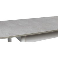 Кухонный стол ВВР ЛДСП Раздвижной (камень светлый/прямое белый) - Превью изображения №3 — Интернет-магазин Time-Shop