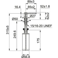 Дозатор для моющего средства Franke Comfort 119.0584.065 (хром) - Превью изображения №2 — Интернет-магазин Time-Shop