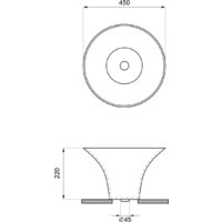 Умывальник Wellsee Crêpe de France 336706000 - Превью изображения №2 — Интернет-магазин Time-Shop