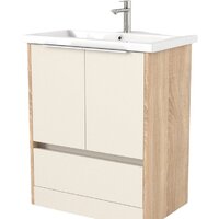  Дабер Тумба под умывальник 017 Cersanit Como 70 Т17.7С.0.18Б (бежевый/дуб бардолино/ручка белая) - Превью изображения №1 — Интернет-магазин Time-Shop