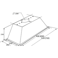 Кухонная вытяжка KUPPERSBERG Inlinea 72 B - Превью изображения №4 — Интернет-магазин Time-Shop