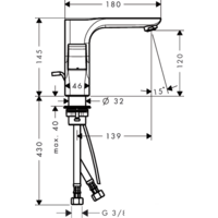 Смеситель Axor Urquiola 11024000 - Превью изображения №2 — Интернет-магазин Time-Shop