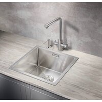 Кухонная мойка Milacio Denia 44 Steel MC.77430 (нержавеющая сталь) - Превью изображения №4 — Интернет-магазин Time-Shop