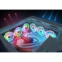 Комплект вентиляторов для корпуса с контроллером Thermaltake SWAFAN EX12 RGB CL-F143-PL12SW-A - Превью изображения №7 — Интернет-магазин Time-Shop
