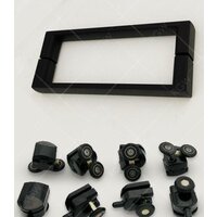 Душевой уголок RGW CL-48B (CL-14B + Z-050-1B) 32094800-014 100x100 (черный/прозрачное стекло) - Превью изображения №4 — Интернет-магазин Time-Shop