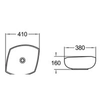 Умывальник SantiLine SL-1026 - Превью изображения №2 — Интернет-магазин Time-Shop