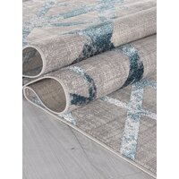 Ковер для жилой комнаты Merinos Liman F478-STAN-GRAY-BLUE (1.6х3) - Превью изображения №3 — Интернет-магазин Time-Shop