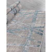 Ковер для жилой комнаты Merinos Liman F478-STAN-GRAY-BLUE (1.6х3) - Превью изображения №2 — Интернет-магазин Time-Shop
