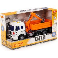 Экскаватор Полесье Сити 96005 (оранжевый) - Превью изображения №8 — Интернет-магазин Time-Shop
