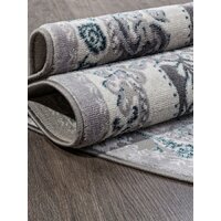 Ковер для жилой комнаты Merinos Palermo F290-OVAL-GRAY (1.6х2.3) - Превью изображения №3 — Интернет-магазин Time-Shop