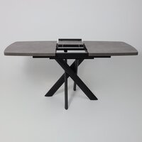 Кухонный стол Мамадома Leonel-130 раздвижной 130-165х85 (дымчатая керамика/черный) - Превью изображения №20 — Интернет-магазин Time-Shop