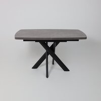 Кухонный стол Мамадома Leonel-130 раздвижной 130-165х85 (дымчатая керамика/черный) - Превью изображения №18 — Интернет-магазин Time-Shop