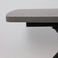 Кухонный стол Мамадома Leonel-130 раздвижной 130-165х85 (дымчатая керамика/черный) - Превью изображения №13 — Интернет-магазин Time-Shop