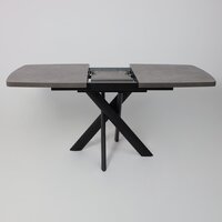 Кухонный стол Мамадома Leonel-130 раздвижной 130-165х85 (дымчатая керамика/черный) - Превью изображения №19 — Интернет-магазин Time-Shop