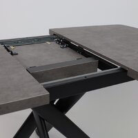 Кухонный стол Мамадома Leonel-130 раздвижной 130-165х85 (дымчатая керамика/черный) - Превью изображения №14 — Интернет-магазин Time-Shop