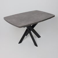 Кухонный стол Мамадома Leonel-130 раздвижной 130-165х85 (дымчатая керамика/черный) - Превью изображения №8 — Интернет-магазин Time-Shop