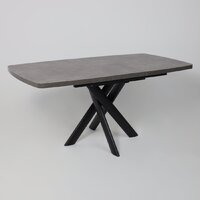 Кухонный стол Мамадома Leonel-130 раздвижной 130-165х85 (дымчатая керамика/черный) - Превью изображения №17 — Интернет-магазин Time-Shop