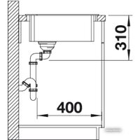 Кухонная мойка Blanco Zia 9 E (белый) [514758] - Превью изображения №3 — Интернет-магазин Time-Shop