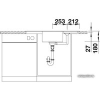 Кухонная мойка Blanco Zia 9 E (белый) [514758] - Превью изображения №4 — Интернет-магазин Time-Shop