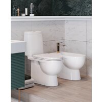 Унитаз напольный Sanita Luxe Fest Comfort WC.CC/Fest/2-DM/WHT.G/S1 - Превью изображения №5 — Интернет-магазин Time-Shop