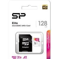 Карта памяти Silicon-Power Elite microSDXC SP128GBSTXBV1V20SP 128GB (с адаптером) - Превью изображения №2 — Интернет-магазин Time-Shop