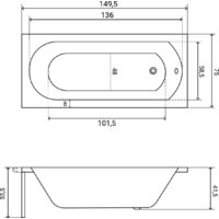 Ванна Lauter Haven 150x75 21202005 - Превью изображения №29 — Интернет-магазин Time-Shop