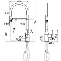 Смеситель Paulmark Magneto One Ma213188-AN (черный/антрацит) - Превью изображения №12 — Интернет-магазин Time-Shop