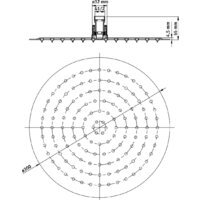 Верхний душ Deante NAC 203K - Превью изображения №2 — Интернет-магазин Time-Shop