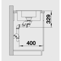 Кухонная мойка Blanco Legra 6 S (антрацит) [522207] - Превью изображения №5 — Интернет-магазин Time-Shop