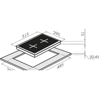 Варочная панель HOMSair HGG323GCWH - Превью изображения №2 — Интернет-магазин Time-Shop