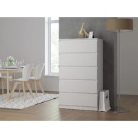 Комод НК-Мебель Stern Т-8 5-я 72676244 (16 мм, белый) - Превью изображения №4 — Интернет-магазин Time-Shop