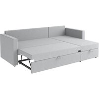 Угловой диван Mio Tesoro Тилаус короткий подлокотник (lt Grey) - Превью изображения №4 — Интернет-магазин Time-Shop