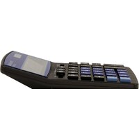 Бухгалтерский калькулятор BRAUBERG Extra 12-BKBU 250472 (черный/синий) - Превью изображения №2 — Интернет-магазин Time-Shop