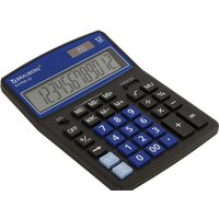 Бухгалтерский калькулятор BRAUBERG Extra 12-BKBU 250472 (черный/синий) - Превью изображения №4 — Интернет-магазин Time-Shop