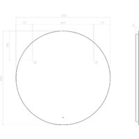  Vigo Зеркало Otti Comfort 1000 - Превью изображения №5 — Интернет-магазин Time-Shop