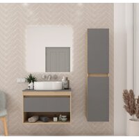  Teymi Тумба под умывальник Ritta 75 T60525 (дуб эврика/графит матовый) - Превью изображения №5 — Интернет-магазин Time-Shop