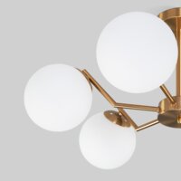 Люстра средней высоты Евросвет 70154/6 (латунь) - Превью изображения №2 — Интернет-магазин Time-Shop