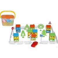 Конструктор Полесье 56412 Построй свой город - Превью изображения №2 — Интернет-магазин Time-Shop