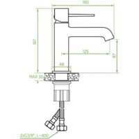 Смеситель Laveo Pola BAP G22D - Превью изображения №2 — Интернет-магазин Time-Shop