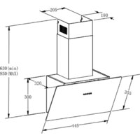 Кухонная вытяжка Meferi AIRBOX45WH Light - Превью изображения №19 — Интернет-магазин Time-Shop