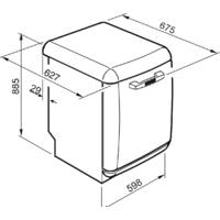 Отдельностоящая посудомоечная машина Smeg LVFABCR3 - Превью изображения №5 — Интернет-магазин Time-Shop