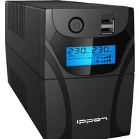 Источник бесперебойного питания IPPON Back Power Pro II 600 - Превью изображения №2 — Интернет-магазин Time-Shop