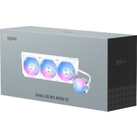 Система жидкостного охлаждения для процессора Ocypus Delta L36 WH ARGB V2 (белый) - Превью изображения №8 — Интернет-магазин Time-Shop