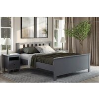 Кровать Mio Tesoro Сага 160x200 2.08.04.070.4 (серый) - Превью изображения №3 — Интернет-магазин Time-Shop