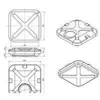 Бак ЭкоПром Rostok 150 л (с подогревом) - Превью изображения №2 — Интернет-магазин Time-Shop
